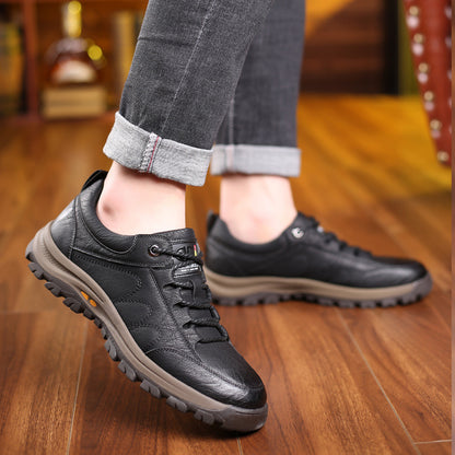 🎁Último día para un 50% de descuento, ¡no te lo pierdas!⏰Hecho de piel de becerro australiana🐂Soporte para el pie: alivia el dolor de pies✅Impermeable y antideslizante, cómodo para caminar.