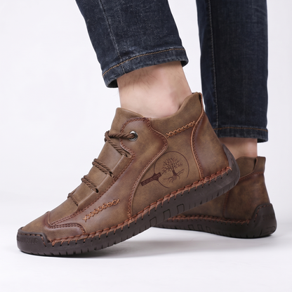🔥 50% OFF | Zapatos de Piel de Becerro Premium: Soporte de Arco, Impermeables y Antideslizantes. ¡Camina sin esfuerzo!