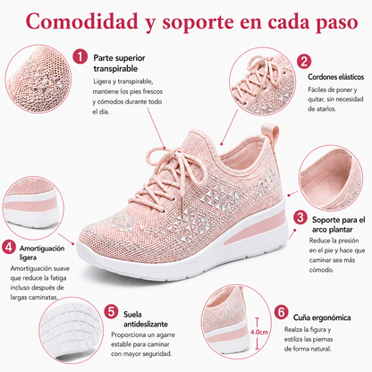 🔥 Zapatos ortopédicos de verano para mujer | Diseño ergonómico, soporte para el arco del pie, comodidad durante todo el día | Antideslizantes y transpirables ✅