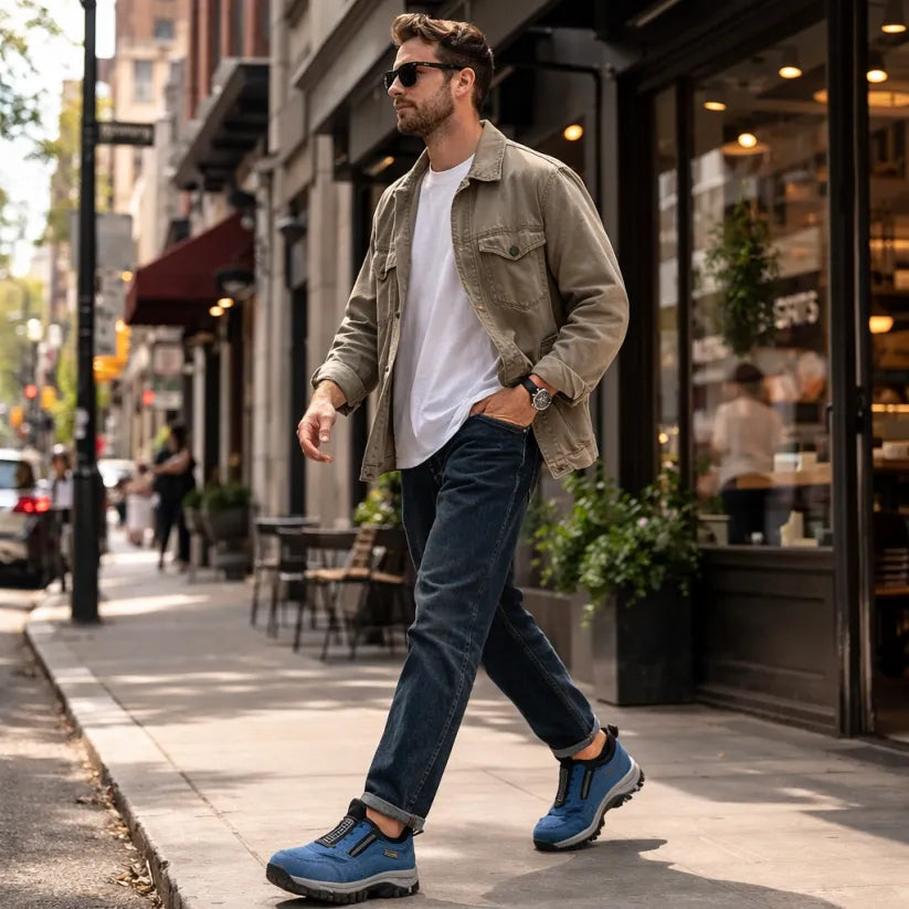 ⏰ ¡30% de descuento hoy! ¡No te lo pierdas! 🔥 Calzado ortopédico de alta calidad con diseño ergonómico y excelente soporte 🦶 Soporte para el arco del pie: ayuda a aliviar el dolor de pies.