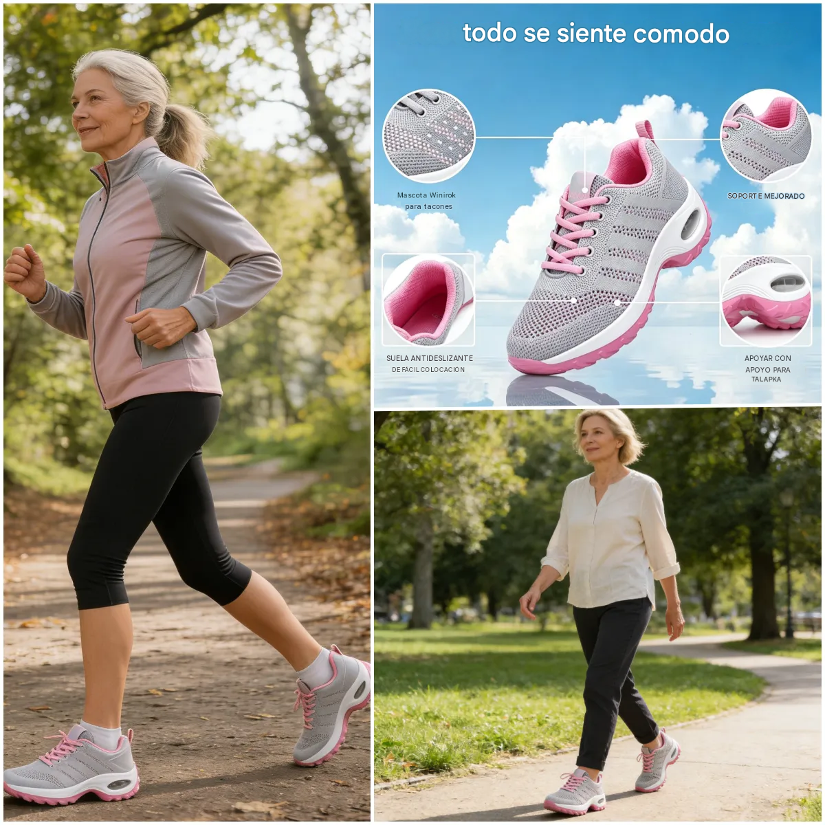 ¡Último día con un 50% de descuento! ⏰ Sandbrove® | Alivio del dolor de pies y la fascitis: calzado ortopédico cómodo y transpirable.