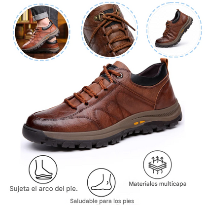 Sandbrove® 【⏰¡Hoy a mitad de precio! ⚡】Zapatos de piel española hechos a mano | Elegantes y refinados | Cómodos y transpirables | Alivian el dolor de pies | Acompañan al hombre en cada paso