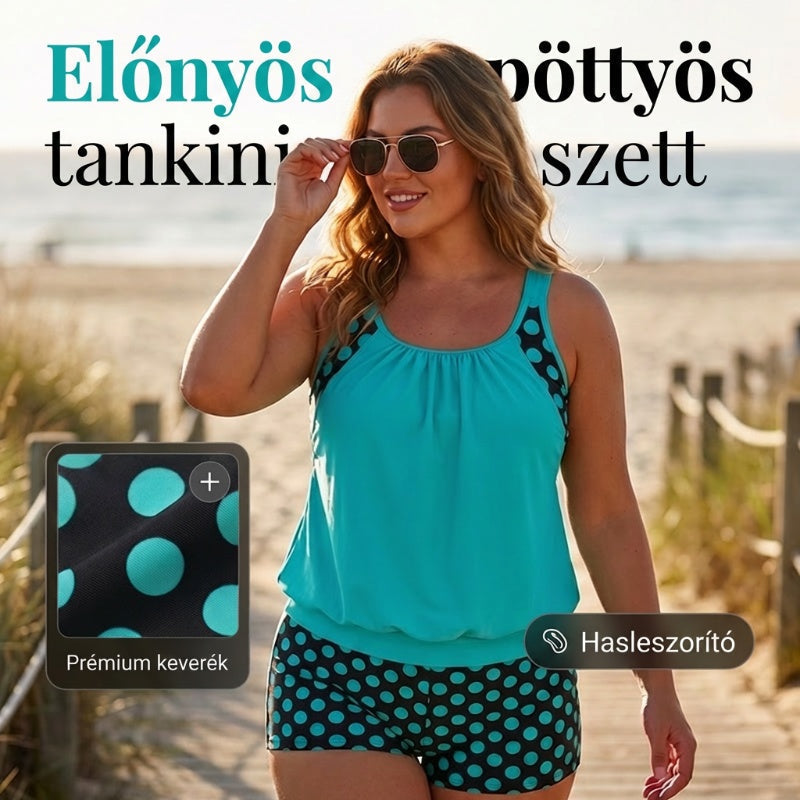 🏖️[S–3XL]👙 Dámske dvojdielne plavky s bodkami