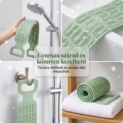 Pohodlná silikónová kefa na umývanie chrbta