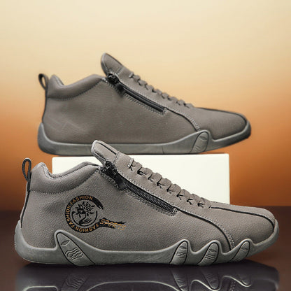 (⏰50% de descuento por tiempo limitado)🐂 Zapatos ortopédicos para hombre, hechos de auténtica piel de vaca australiana👞 cosidos a mano, impermeables y antideslizantes✅ soporte de arco - caminata cómoda