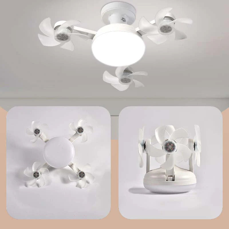 🌀 50% zľava💥Stropný ventilátor s LED lampou a diaľkovým ovládaním