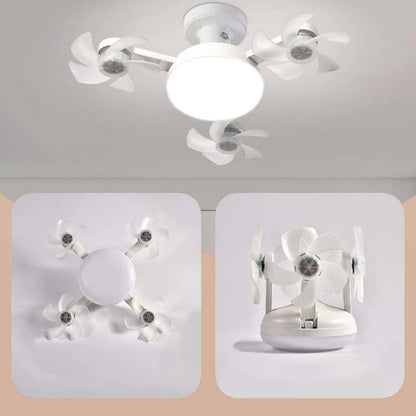 🌀 50% zľava💥Stropný ventilátor s LED lampou a diaľkovým ovládaním