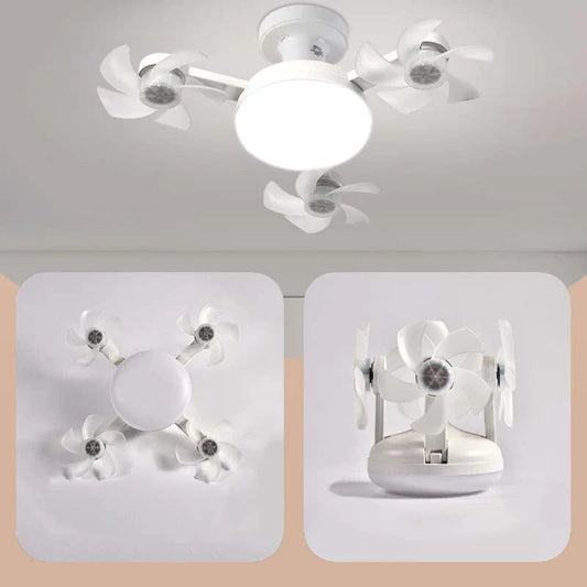 🌀 50% zľava💥Stropný ventilátor s LED lampou a diaľkovým ovládaním