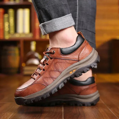 Sandbrove® 【⏰¡Hoy a mitad de precio! ⚡】Zapatos de piel española hechos a mano | Elegantes y refinados | Cómodos y transpirables | Alivian el dolor de pies | Acompañan al hombre en cada paso