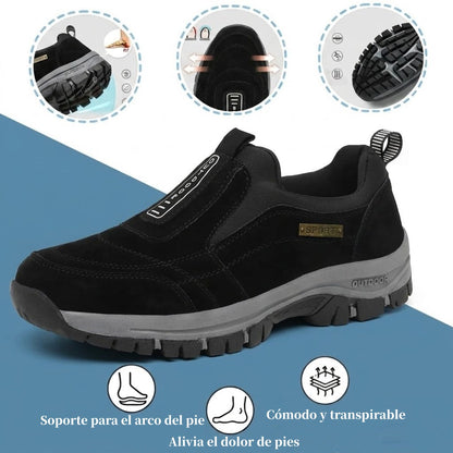 ⏰ ¡30% de descuento hoy! ¡No te lo pierdas! 🔥 Calzado ortopédico de alta calidad con diseño ergonómico y excelente soporte 🦶 Soporte para el arco del pie: ayuda a aliviar el dolor de pies.