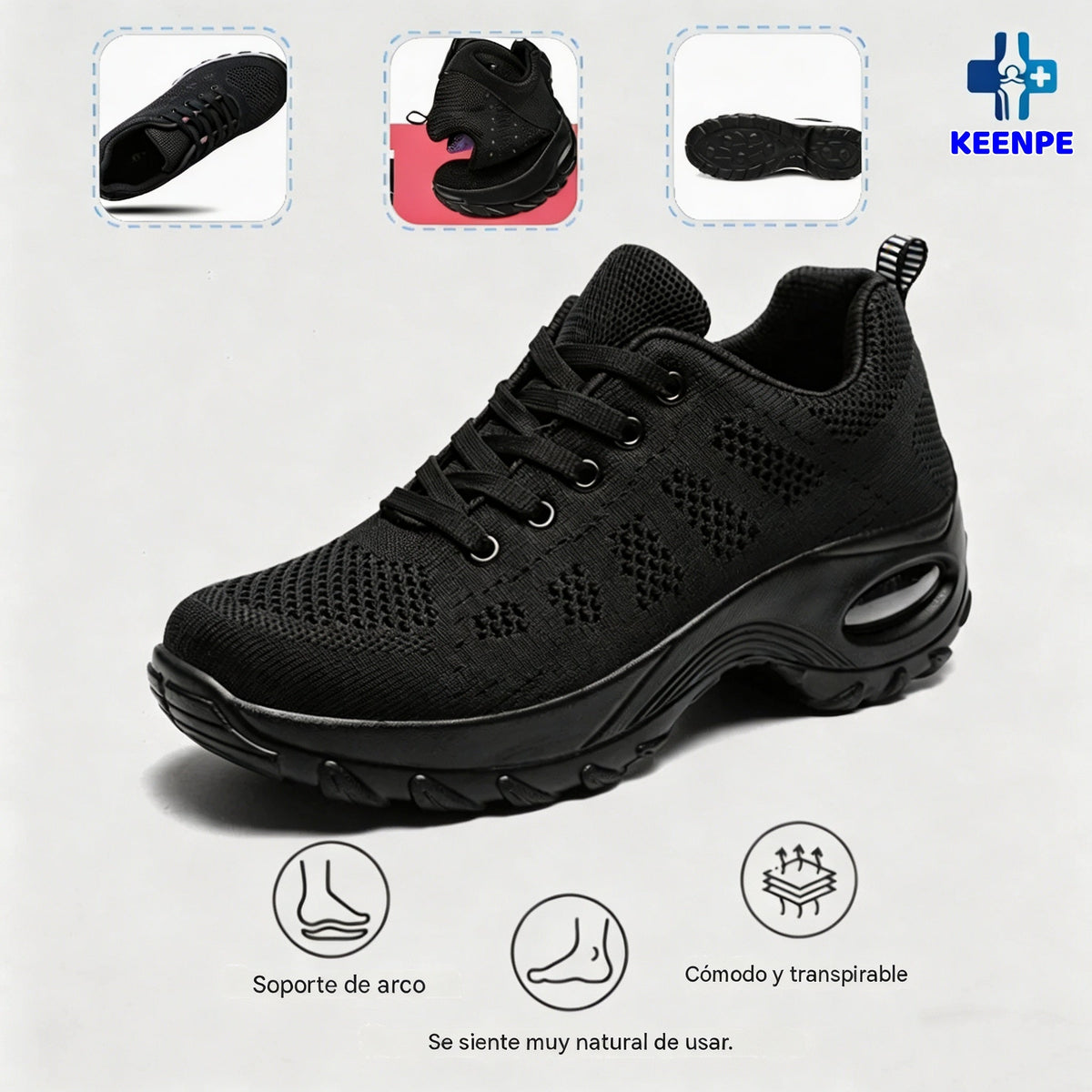 ¡Último día con un 50% de descuento! ⏰ Sandbrove® | Alivio del dolor de pies y la fascitis: calzado ortopédico cómodo y transpirable.
