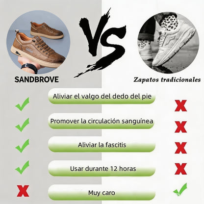 🎁Último día para un 50% de descuento, ¡no te lo pierdas!⏰Hecho de piel de becerro australiana🐂Soporte para el pie: alivia el dolor de pies✅Impermeable y antideslizante, cómodo para caminar.
