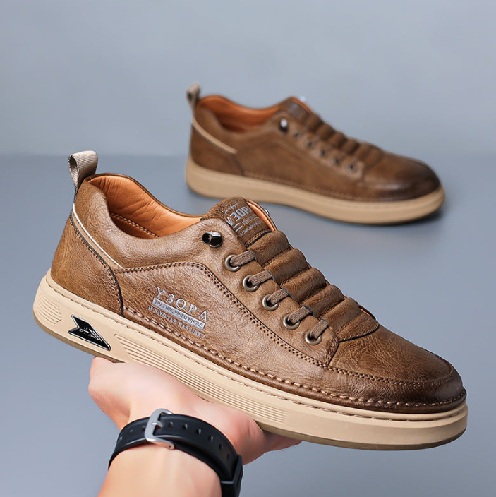 Sandbrove® 【⏰¡Hoy a mitad de precio! ⚡】Zapatos de piel española hechos a mano | Elegantes y refinados | Cómodos y transpirables | Alivian el dolor de pies | Acompañan al hombre en cada paso