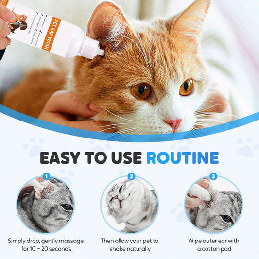 🐱🐶Čistič zvieracích uší - Znižuje rast baktérií