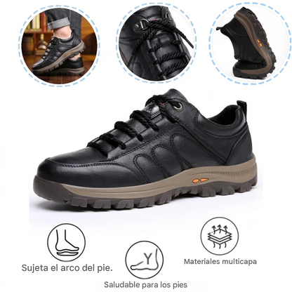 Sandbrove® 【⏰¡Hoy a mitad de precio! ⚡】Zapatos de piel española hechos a mano | Elegantes y refinados | Cómodos y transpirables | Alivian el dolor de pies | Acompañan al hombre en cada paso