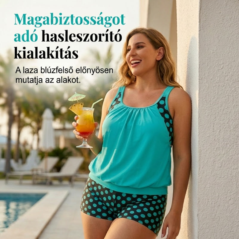 🏖️[S–3XL]👙 Dámske dvojdielne plavky s bodkami