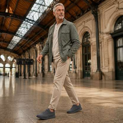 🎁 ¡Último día para obtener un 50 % de descuento! ¡No te lo pierdas! ⏰ Zapatos ortopédicos italianos hechos a mano ✅ Soporte para el arco: ayuda a aliviar las molestias en los pies ✅ Diseño ergonómico para caminar sin dolor