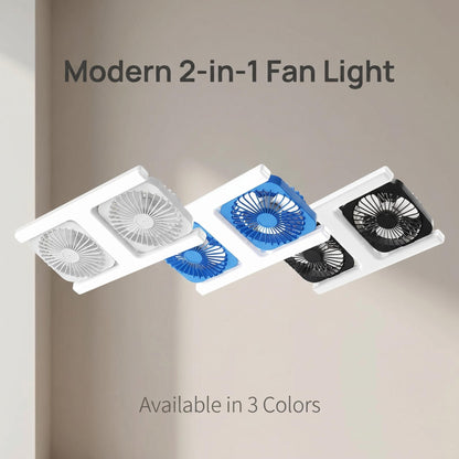 Moderný stropný ventilátor s osvetlením 2 v 1 s LED – s diaľkovým ovládaním ❄️💡🌀🏠