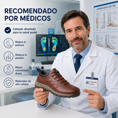 Sandbrove® 【⏰¡Hoy a mitad de precio! ⚡】Zapatos de piel española hechos a mano | Elegantes y refinados | Cómodos y transpirables | Alivian el dolor de pies | Acompañan al hombre en cada paso