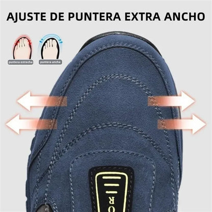 🔥 ¡Oferta especial de hoy: 50 % de descuento! 👞 Zapatos ortopédicos de ante de alta calidad para hombre ✅ Alivian el dolor de pies ✅ Soporte para el arco plantar: comodidad durante todo el día