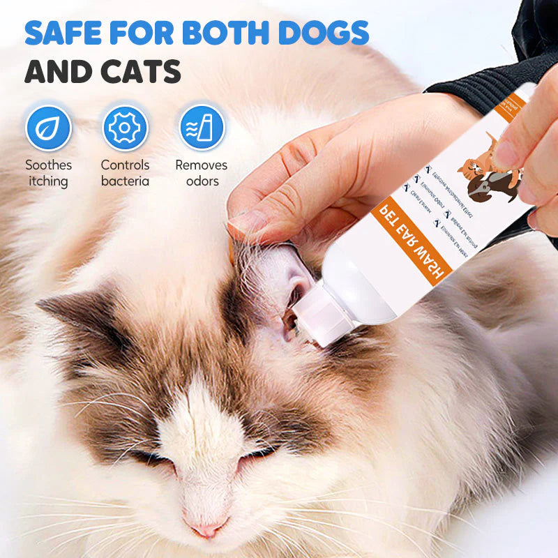 🐱🐶Čistič zvieracích uší - Znižuje rast baktérií