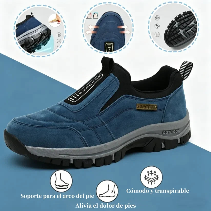⏰ ¡30% de descuento hoy! ¡No te lo pierdas! 🔥 Calzado ortopédico de alta calidad con diseño ergonómico y excelente soporte 🦶 Soporte para el arco del pie: ayuda a aliviar el dolor de pies.