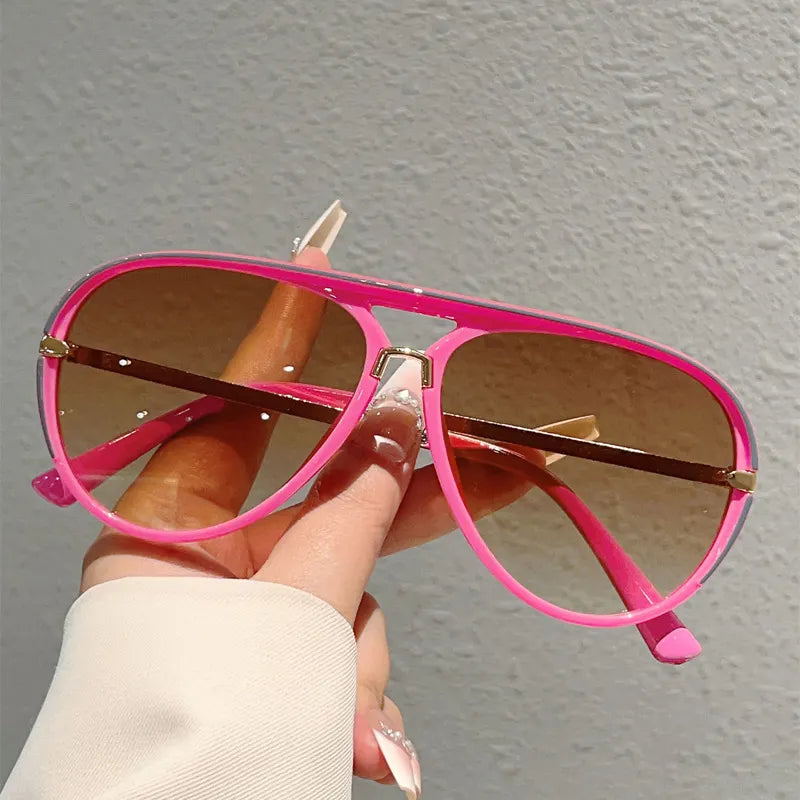 🕶50% ZĽAVA!! ⏰Dámske retro slnečné okuliare s dvojitým mostíkom