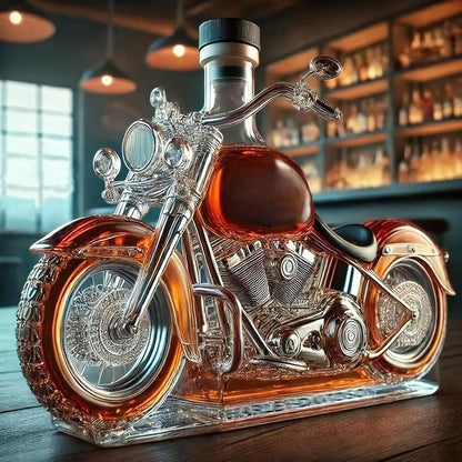 Karafa na whisky pre motocykle