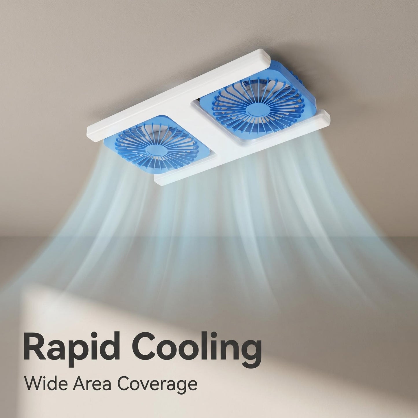 Moderný stropný ventilátor s osvetlením 2 v 1 s LED – s diaľkovým ovládaním ❄️💡🌀🏠