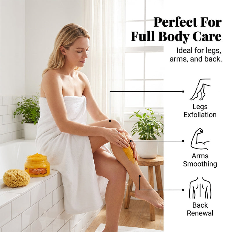 Exfoliačný telový peeling na rozjasnenie pleti