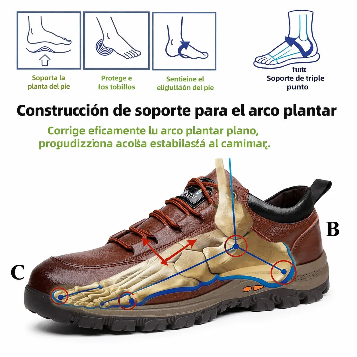 Sandbrove® 【⏰¡Hoy a mitad de precio! ⚡】Zapatos de piel española hechos a mano | Elegantes y refinados | Cómodos y transpirables | Alivian el dolor de pies | Acompañan al hombre en cada paso