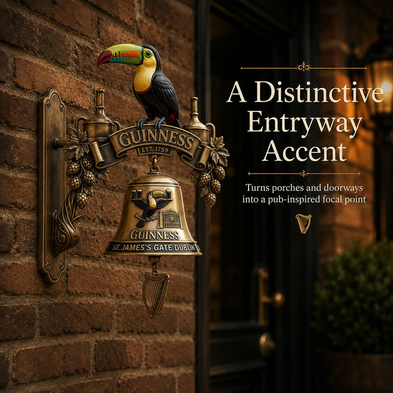 Liatinový zvonček Guinness Toucan