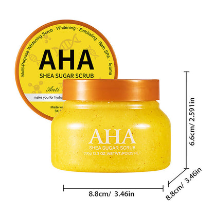Exfoliačný telový peeling na rozjasnenie pleti
