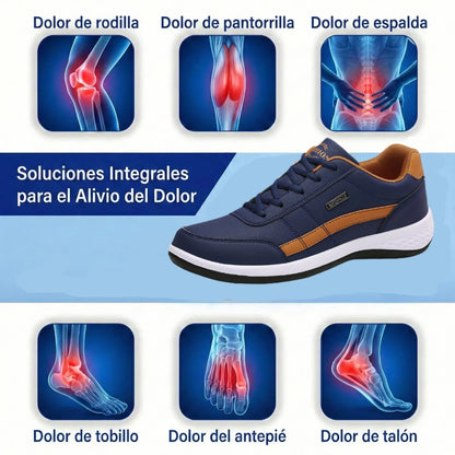 🎁Último día para aprovechar el 50% de descuento, ¡no te lo pierdas! ⏰Hecho de piel de becerro australiana🐂Soporte para el pie: alivia el dolor de pies✅Impermeable y antideslizante, cómodo de usar✅Elegante y versátil.