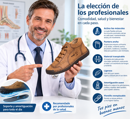 🎁 ¡Último día para aprovechar el 50 % de descuento! ¡No te lo pierdas! ⏰ Alivia el dolor de pies y la fascitis plantar: calzado ortopédico impermeable y antideslizante.