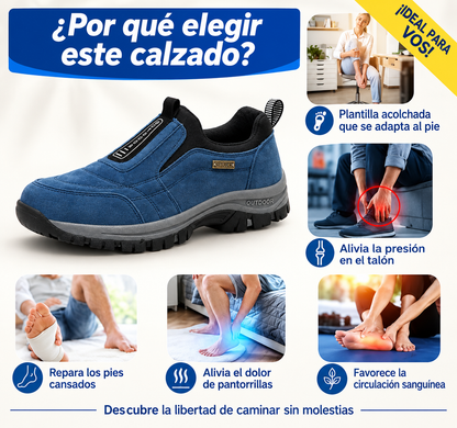 ⏰ ¡50% de descuento hoy! ¡No te lo pierdas! 🔥 Calzado ortopédico de alta calidad con diseño ergonómico y excelente soporte 🦶 Soporte para el arco del pie: ayuda a aliviar el dolor de pies.