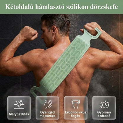 Pohodlná silikónová kefa na umývanie chrbta