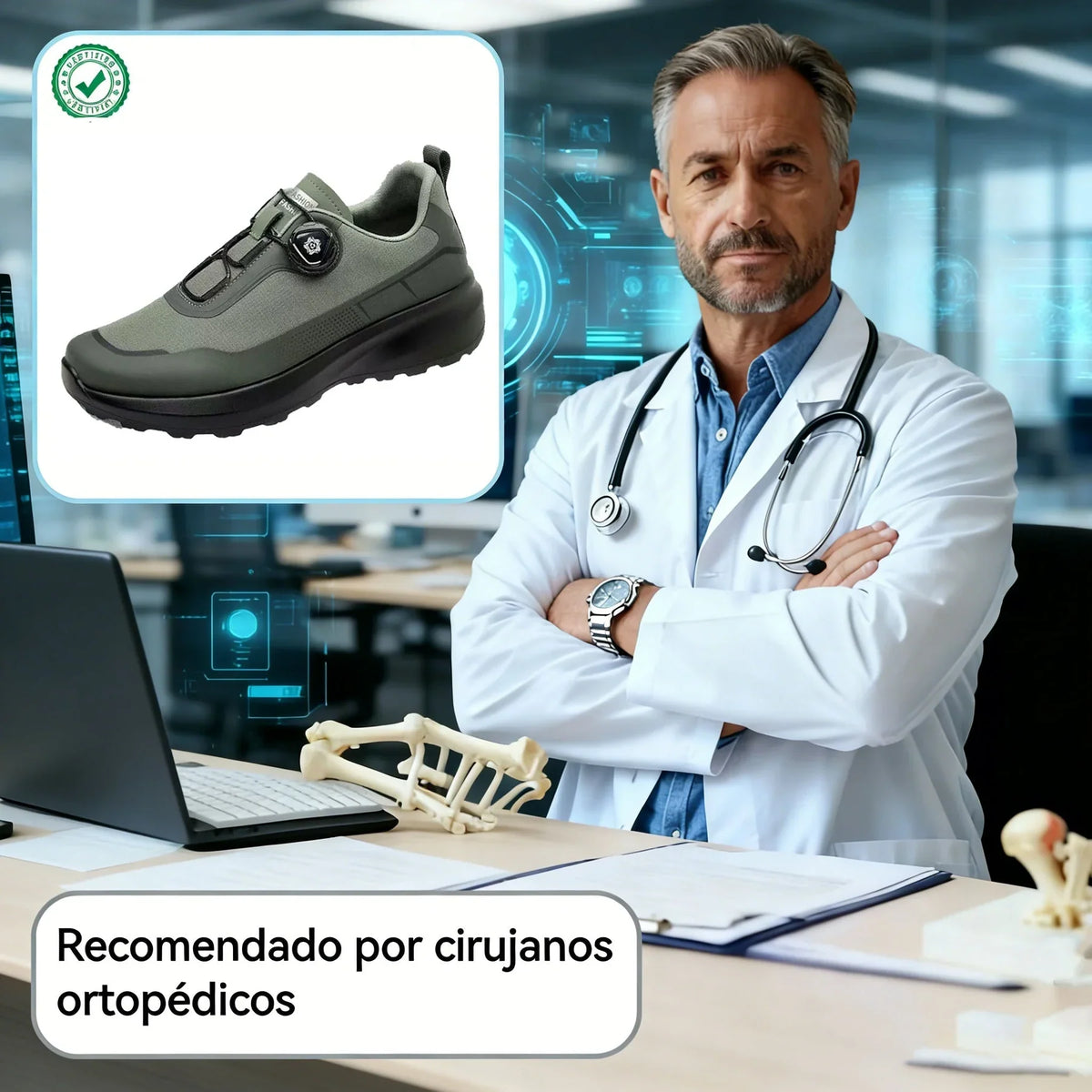 Sandbrove® | Calzado deportivo con certificación médica | Ofrece soporte anatómico para personas mayores | En oferta