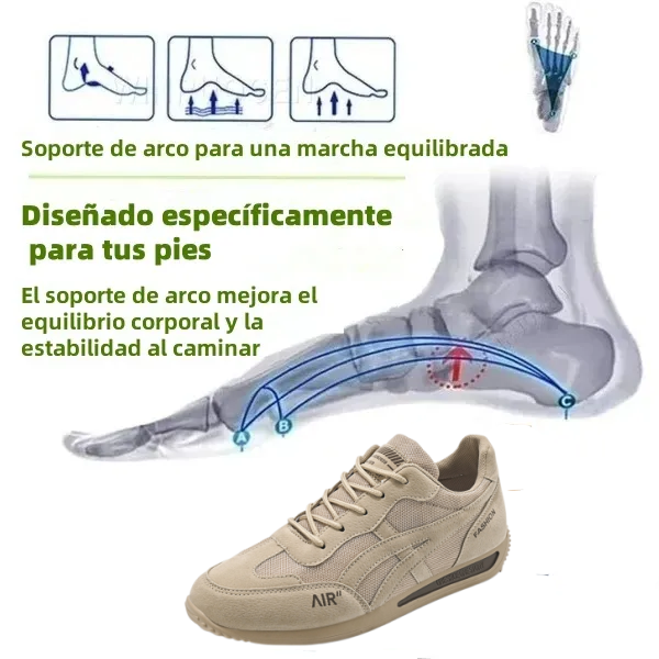 ¡Último día con un 50% de descuento! ⏰SANDBROVE® | Alivio del dolor de pies y la fascitis: calzado ortopédico cómodo y transpirable.