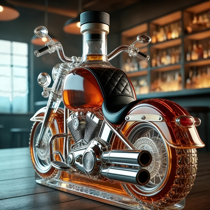 Karafa na whisky pre motocykle