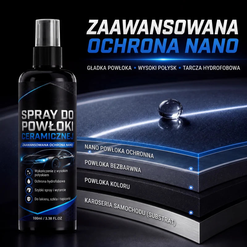 Keramický nano-náter v spreji pre automobily