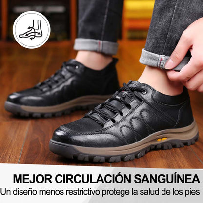 Sandbrove® 【⏰¡Hoy a mitad de precio! ⚡】Zapatos de piel española hechos a mano | Elegantes y refinados | Cómodos y transpirables | Alivian el dolor de pies | Acompañan al hombre en cada paso