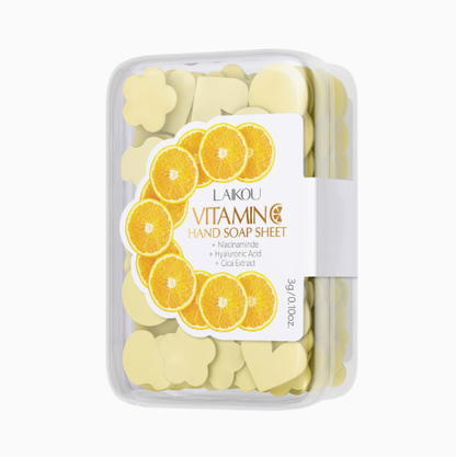 Prenosné tablety s vitamínom C na umývanie rúk
