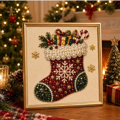 🎄🎅 Vianočná maľovacia sada s korálkami a kamienkami, tvorivé dielne pre deti a dospelých
