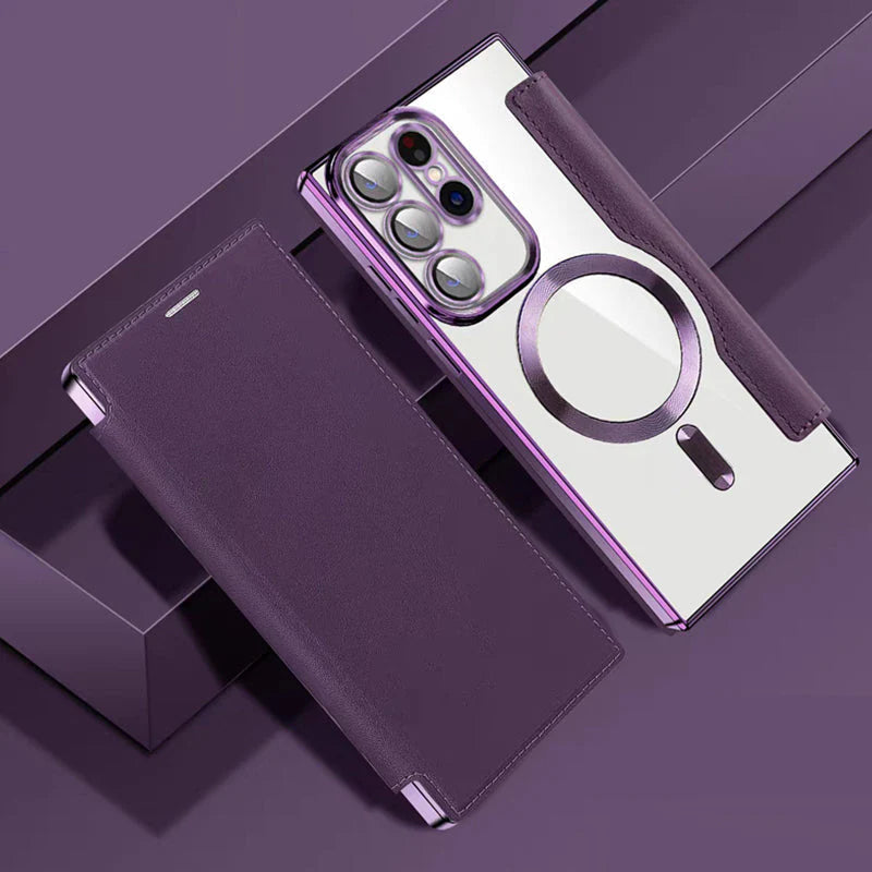 Nové kožené puzdro na mobilný telefón Samsung
