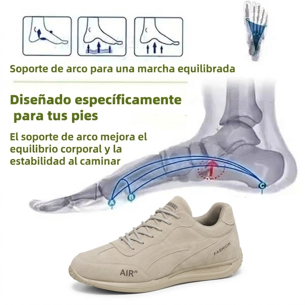 🎁 ¡Último día para obtener un 50 % de descuento! ¡No te lo pierdas! ⏰ Zapatos ortopédicos italianos hechos a mano ✅ Soporte para el arco: ayuda a aliviar las molestias en los pies ✅ Diseño ergonómico para caminar sin dolor