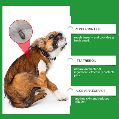 🍃Prírodný sprej proti blchám a kliešťom pre psov a mačky🐾 Chráňte svojho domáceho maznáčika pred škodcami
