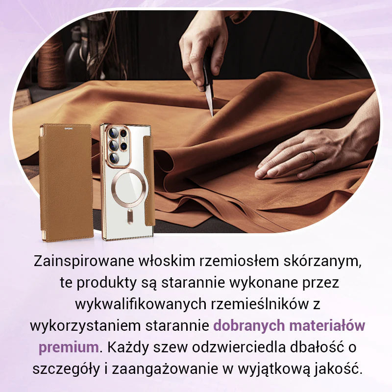 Nové kožené puzdro na mobilný telefón Samsung