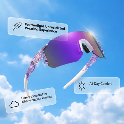 🕶️ Nadrozmerné športové slnečné okuliare Shield – Vysokoúčinná ochrana očí pre outdoorové aktivity