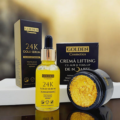 🔥Kúpte 2, 1 dostanete zadarmo, liftingová sada Royal Gold, sérum + nočný krém